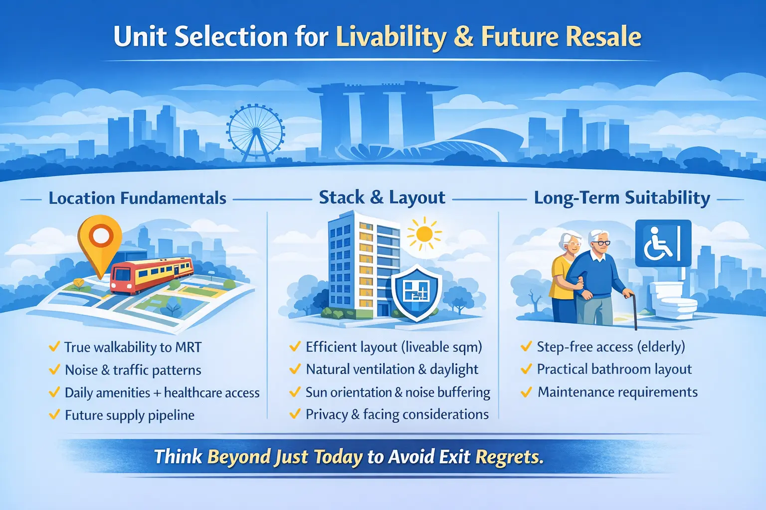 Unit selection checklist for Singapore private property buyers