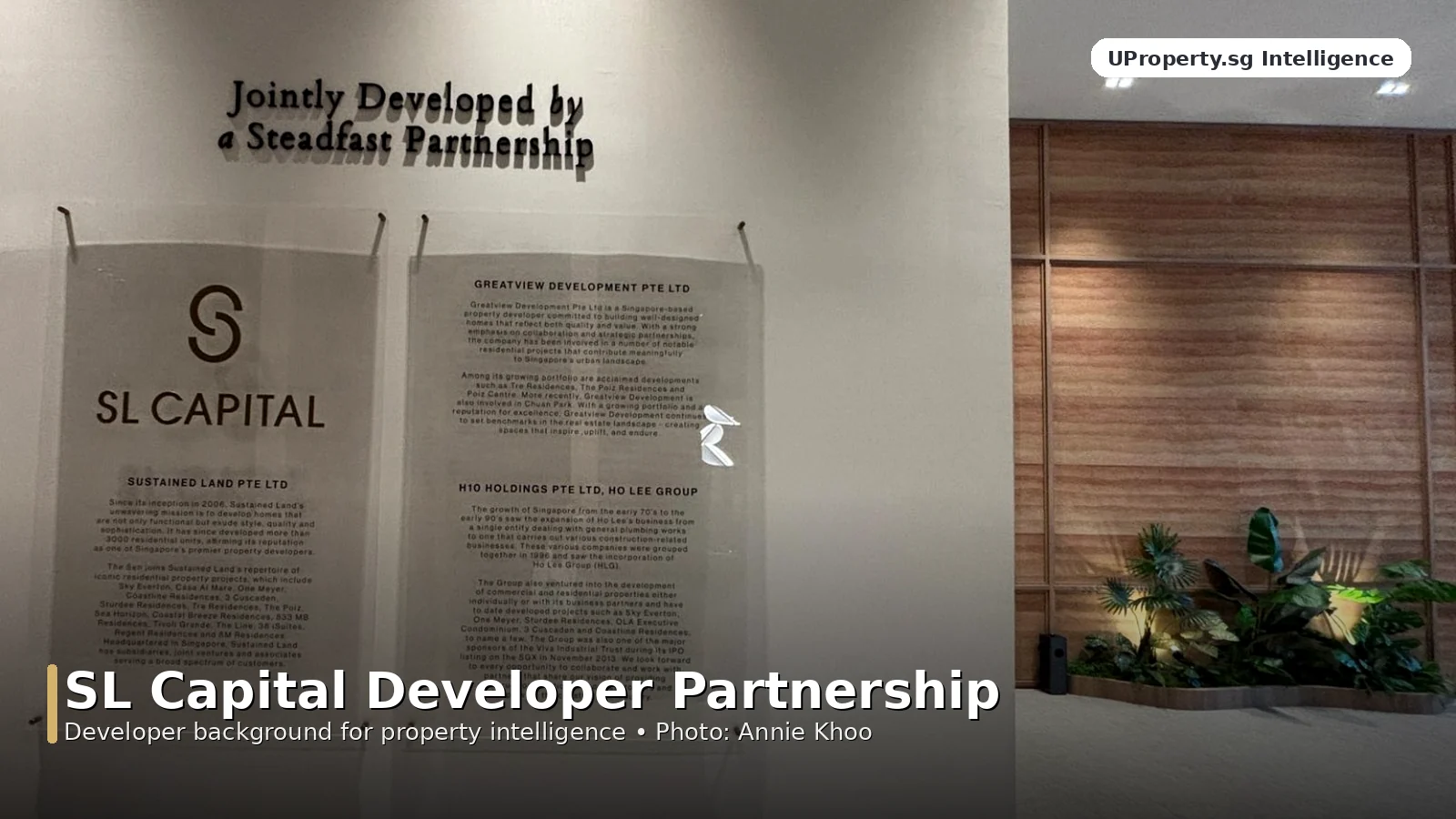 The Sen developer partnership wall SL Capital UProperty.sg