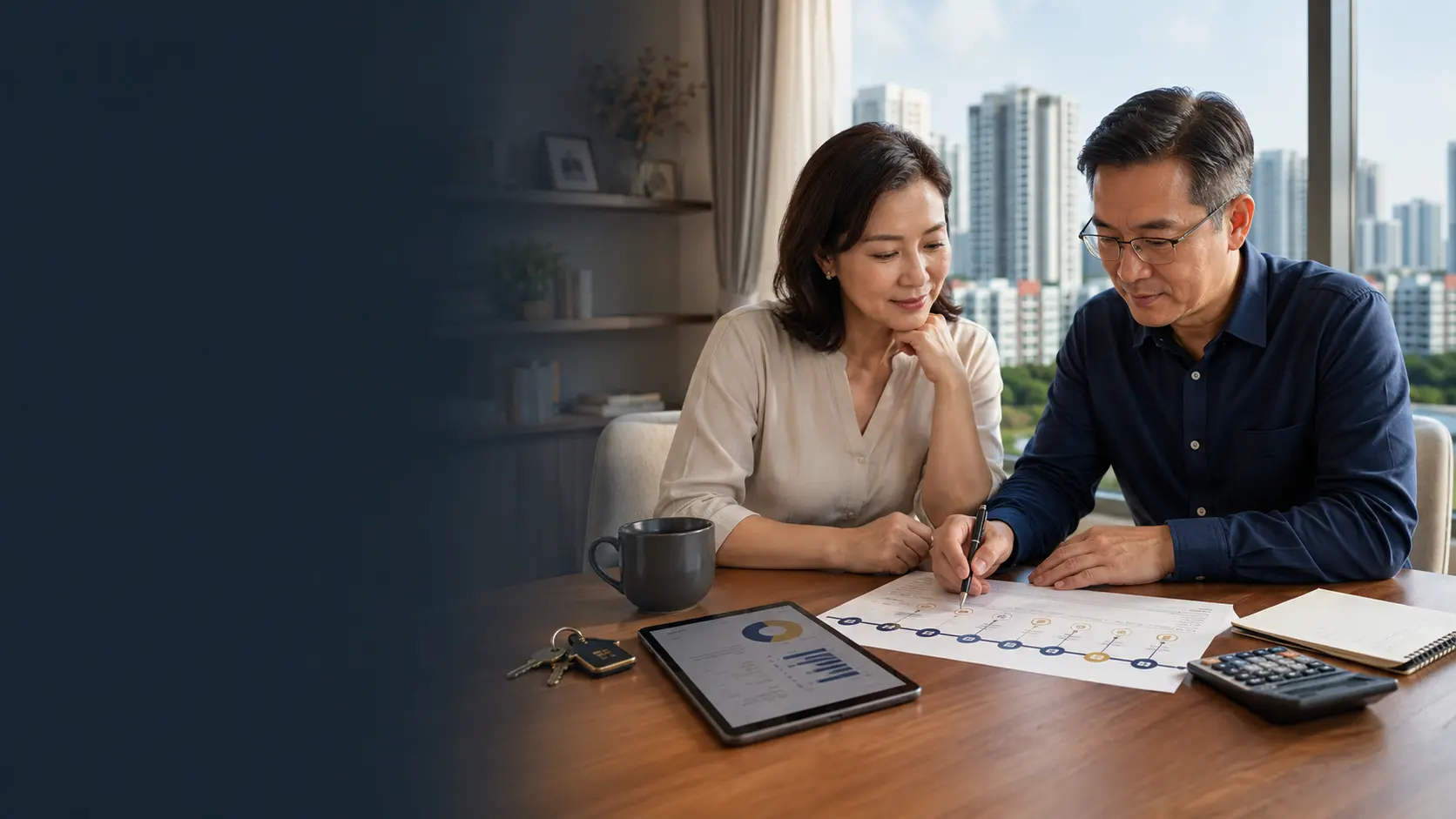 Singapore property seller reviewing sale and next-move decisions